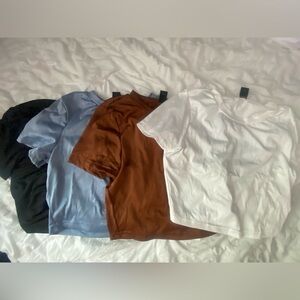 4 pack of shein crop tops